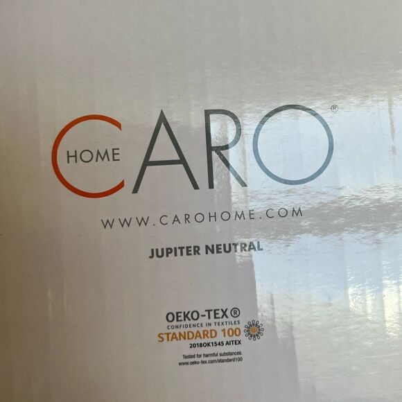 Caro Home Shower Curtain Jupiter Neutral - Picture 6 of 6
